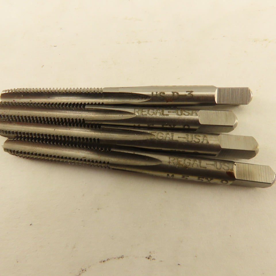 Regal M5.5 x .9 Metric 4 Flute Plug Tap HS D3 Lot Of 4