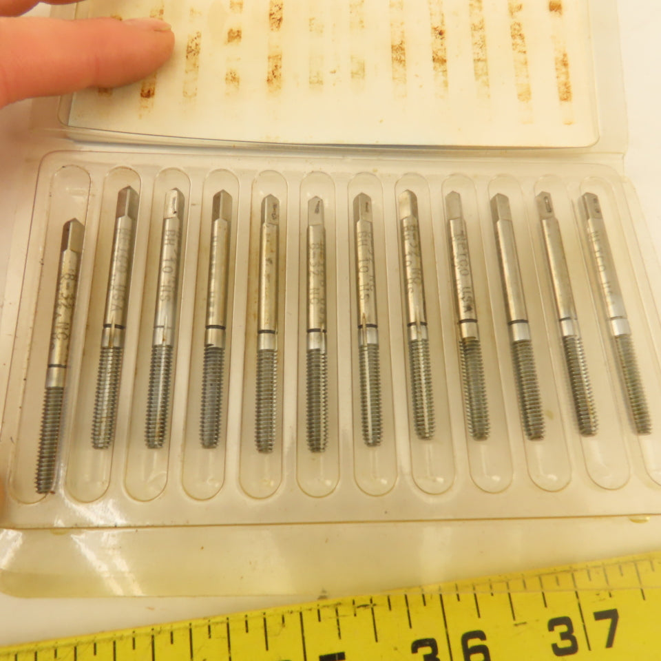 Netco 8-32 NC Thread Fluteless Roll Tap HS BH10 Cromclad Lot Of 12