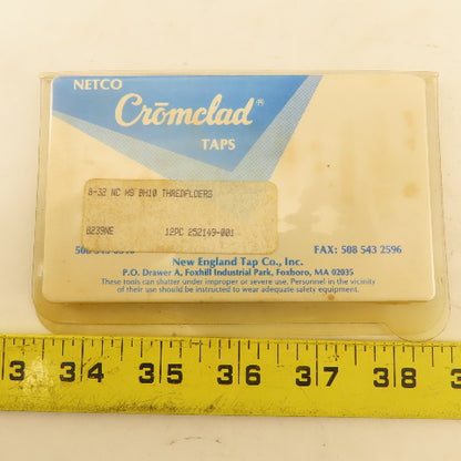 Netco 8-32 NC Thread Fluteless Roll Tap HS BH10 Cromclad Lot Of 12