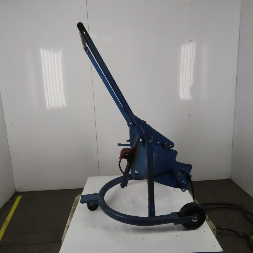 Mobile Steel Drum Lifter & Tilter Mechanical W/Pneumatic Vibrator
