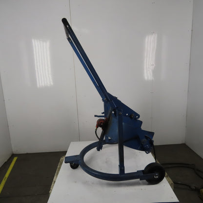 Mobile Steel Drum Lifter & Tilter Mechanical W/Pneumatic Vibrator