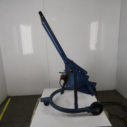 Mobile Steel Drum Lifter & Tilter Mechanical W/Pneumatic Vibrator