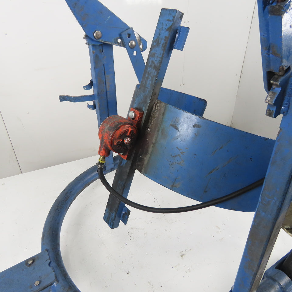 Mobile Steel Drum Lifter & Tilter Mechanical W/Pneumatic Vibrator