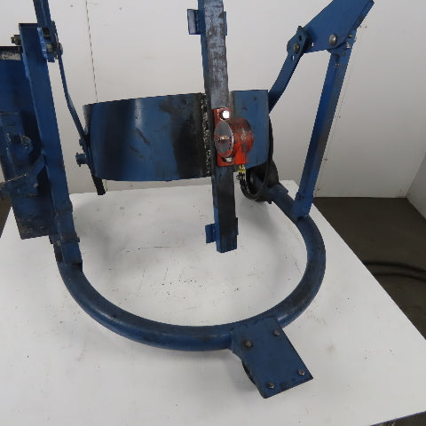 Mobile Steel Drum Lifter & Tilter Mechanical W/Pneumatic Vibrator