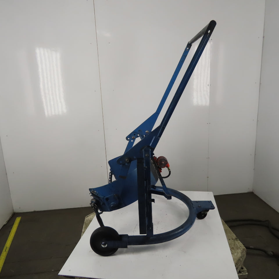 Mobile Steel Drum Lifter & Tilter Mechanical W/Pneumatic Vibrator