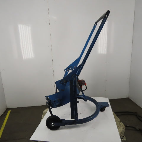 Mobile Steel Drum Lifter & Tilter Mechanical W/Pneumatic Vibrator