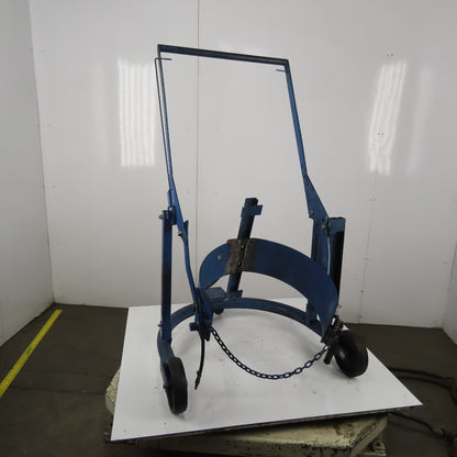 Mobile Steel Drum Lifter & Tilter Mechanical W/Pneumatic Vibrator