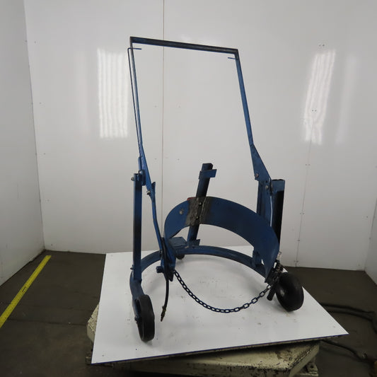 Mobile Steel Drum Lifter & Tilter Mechanical W/Pneumatic Vibrator