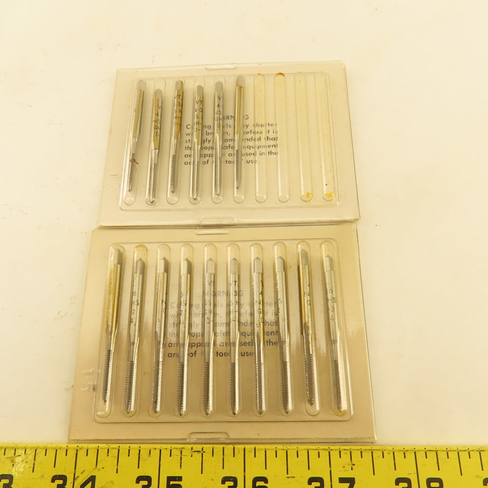 Vermont 4-36 Plug Tap 3 Flute GH2 EDP Ground Lot Of 16