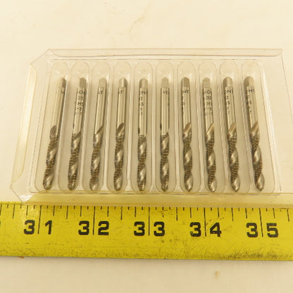 Vermont Tap & Die 365747 10-32 Plug Tap 2 Flute Spiral GH-3 USA Lot Of 10