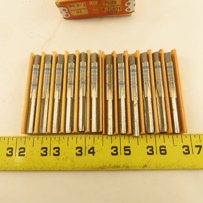 Vermont M6.3-1 Thread Taper Plug Tap 4 Flute NOS Lot Of 12