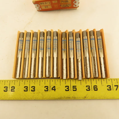 Vermont M6.3-1 Thread Taper Plug Tap 4 Flute NOS Lot Of 12