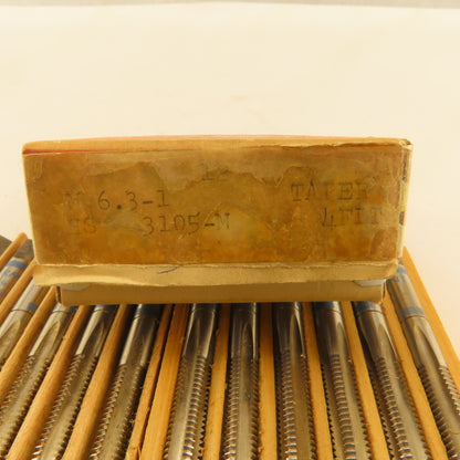 Vermont M6.3-1 Metric Thread Taper Plug Tap 4 Flute NOS Lot Of 12