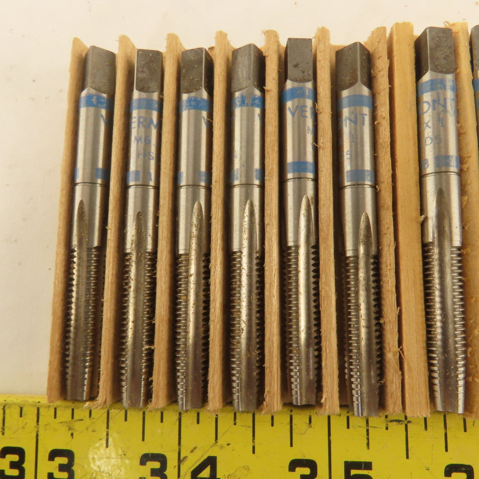 Vermont M6.3-1 Metric Thread Taper Plug Tap 4 Flute NOS Lot Of 12