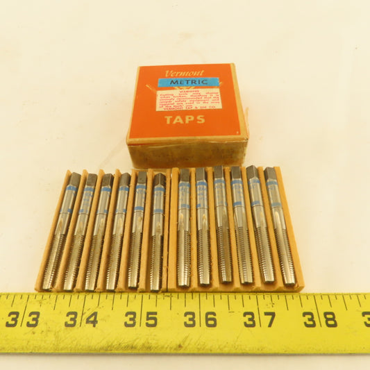 Vermont M6.3-1 Metric Thread Taper Plug Tap 4 Flute NOS Lot Of 12