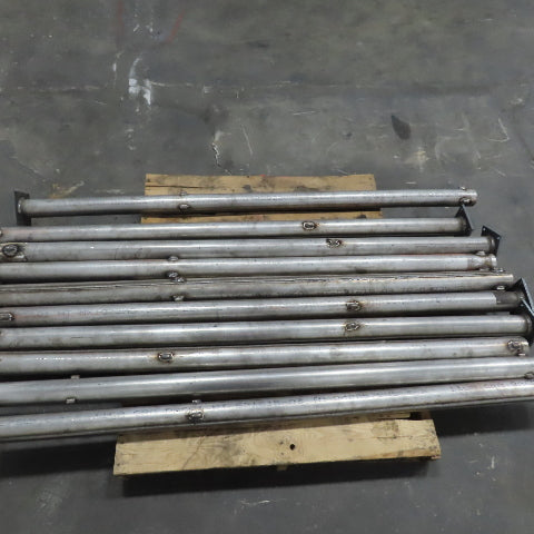 11 Gauge 3"OD X 75" 316 Stainless Steel Tube W/Flange Lot of 10