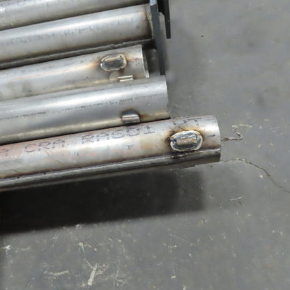 11 Gauge 3"OD X 75" 316 Stainless Steel Tube W/Flange Lot of 10