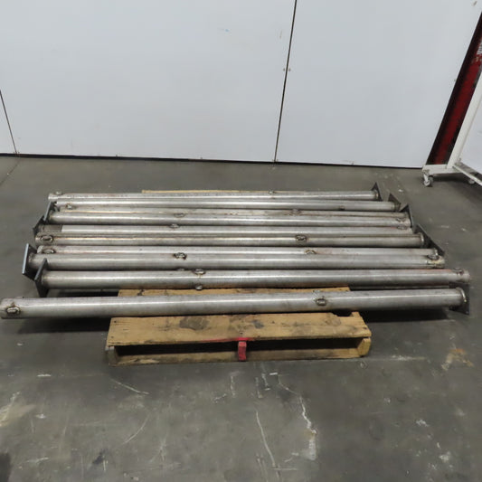11 Gauge 3"OD X 75" 316 Stainless Steel Tube W/Flange Lot of 10