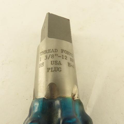 Thread Forms Inc. 1-3/8"-12 NF HS Taper Plug Tap 4 Flute NOS USA