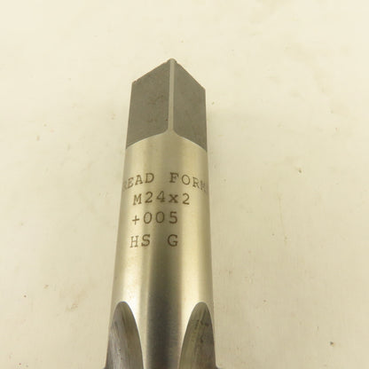 Thread Forms Inc. M24 x 2  HS +.005 Plug Tap 4 Flute NOS USA