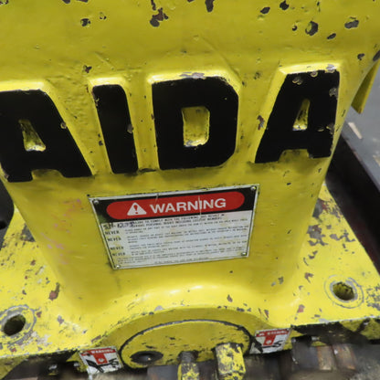 AIDA Ram Assembly from a 75 Ton Punch Press AS IS PARTS OR REPAIR