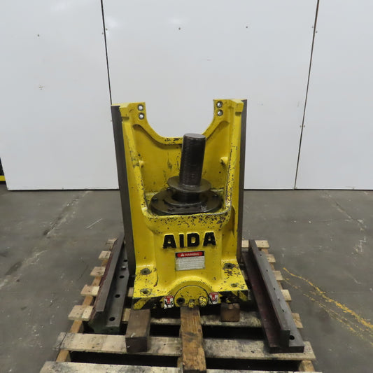 AIDA Ram Assembly from a 75 Ton Punch Press AS IS PARTS OR REPAIR
