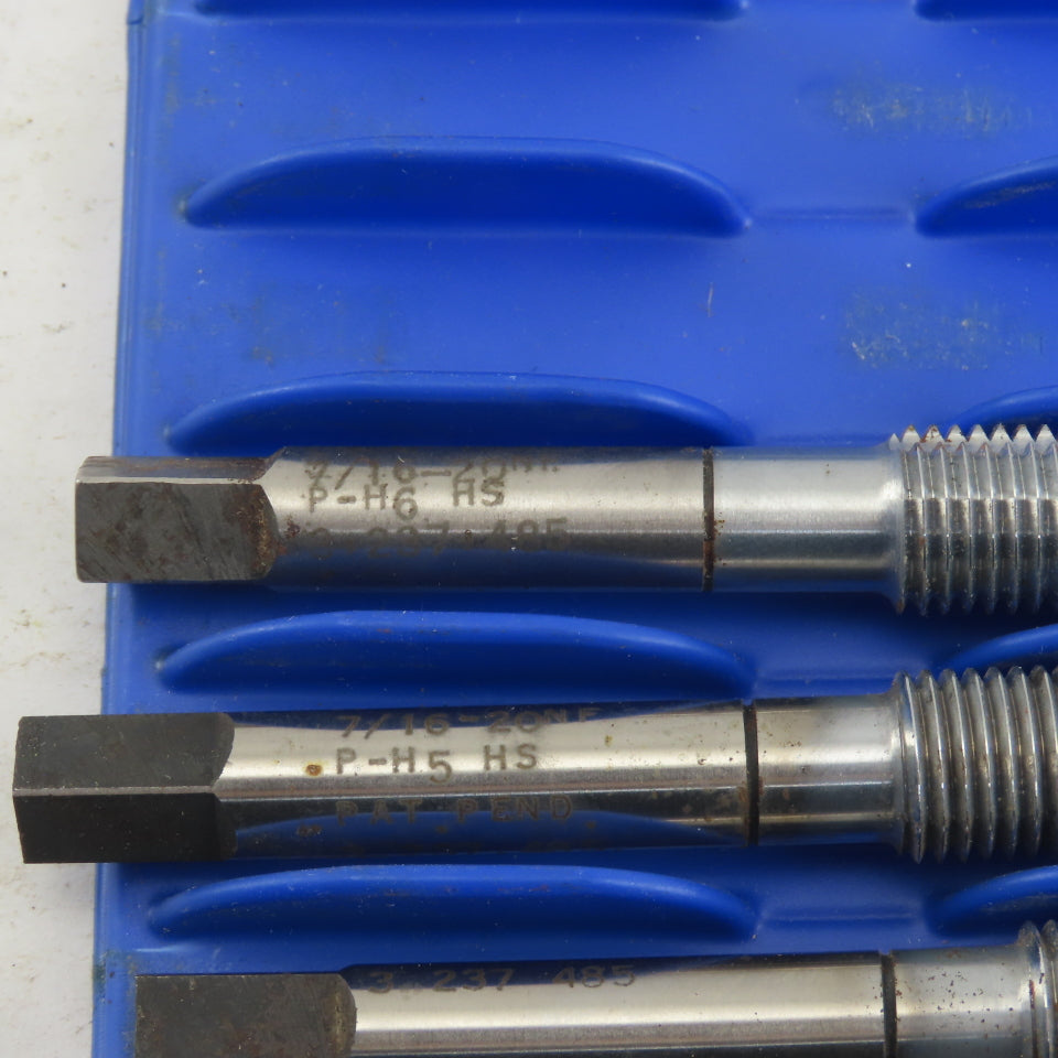 Netco 7/16-20 NF Thread Forming Form Roll Tap Cromclad Lot Of 9