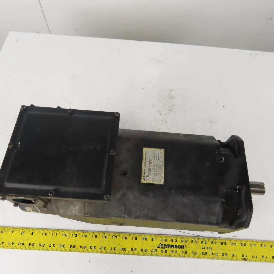 GE Fanuc A06B-1006-B100#3000 Model 6 AC Spindle Motor 200V 3Ph 1500/6000 RPM