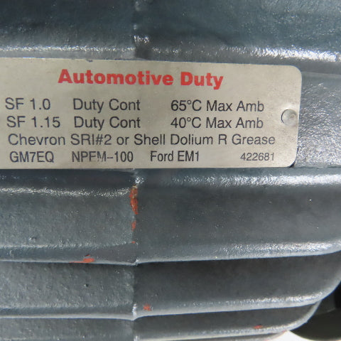 US Motors A3S2C 6788 3Hp Electric Motor 460V Only 3PH 213 Frame 1765 RPM