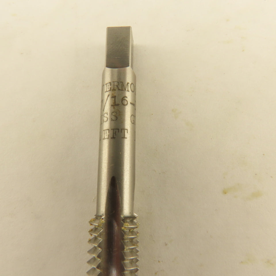 Vermont 7/16-14 NC LEFT Hand Plug Tap GH10 HSS USA Lot Of 3