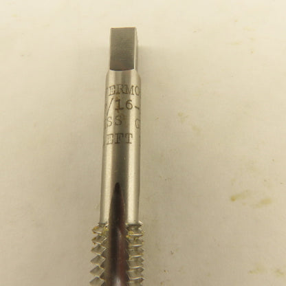 Vermont 7/16-14 NC LEFT Hand Plug Tap GH10 HSS USA Lot Of 3