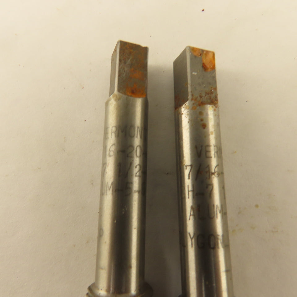 Vermont 7/16"-20 GH7 Polygon Fluteless Form Roll Plug Tap NOS USA Lot Of 12
