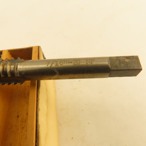 Hanson Whitney 7/16"-20 NF GH3 Spiral Point Skipped Tooth Plug Tap Lot Of 3