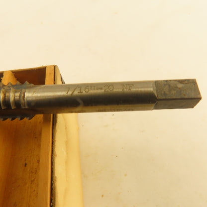 Hanson Whitney 7/16"-20 NF GH3 Spiral Point Skipped Tooth Plug Tap Lot Of 3