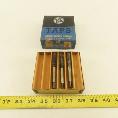 Hanson Whitney 7/16"-20 NF GH3 Spiral Point Skipped Tooth Plug Tap Lot Of 3