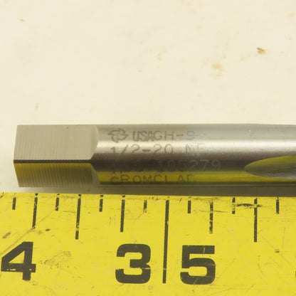 New England 1/2"-20 H9 3 Flute Spiral Point Cromclad Tap Lot Of 4