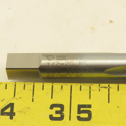 New England 1/2"-20 H9 3 Flute Spiral Point Cromclad Tap Lot Of 4