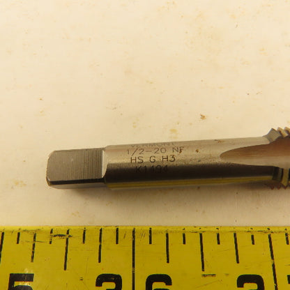 Vermont 1/2"-20 GH-3 4 Flute Plug Tap NOS USA Lot Of 6
