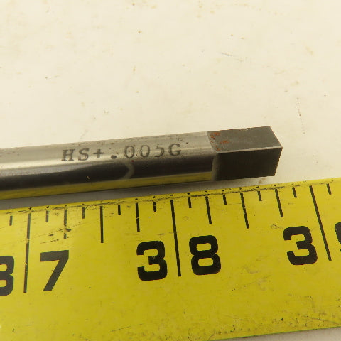 TFI 1/2"-20 HS (+.005G) Extra Length TiN Coated Bottoming Tap 4 Flute 8" OAL