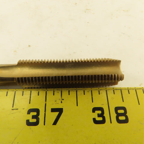 TFI 1/2"-20 HS (+.005G) Extra Length TiN Coated Bottoming Tap 4 Flute 8" OAL