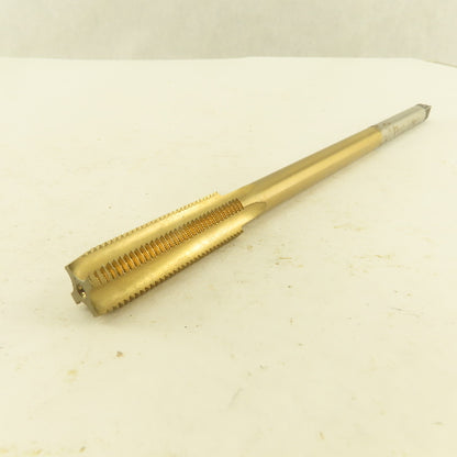 TFI 1/2"-20 HS (+.005G) Extra Length TiN Coated Bottoming Tap 4 Flute 8" OAL