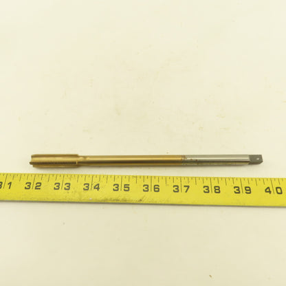 TFI 1/2"-20 HS (+.005G) Extra Length TiN Coated Bottoming Tap 4 Flute 8" OAL