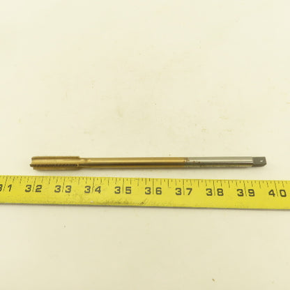 TFI 1/2"-20 HS (+.005G) Extra Length TiN Coated Bottoming Tap 4 Flute 8" OAL