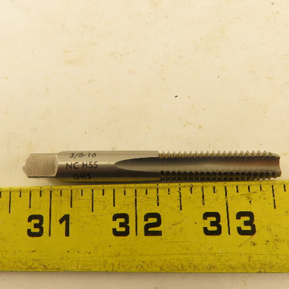 Vermont 3/8"-16 GH-5 Bottoming Tap 4 Flute Lot Of 5