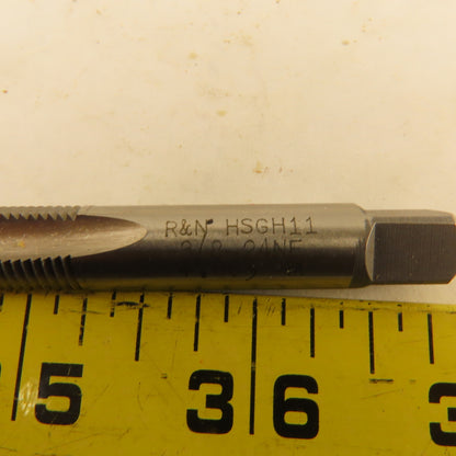R & N 3/8"-24 (+.005) H-11 O/S Spiral Point Plug Tap 3 Flute Lot Of 4