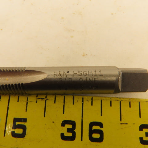 R & N 3/8"-24 (+.005) H-11 O/S Spiral Point Plug Tap 3 Flute Lot Of 4