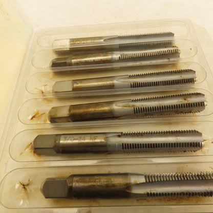 Netco 3/8"-24 NF HS GH4 Bottom Tap Cromclad 4 Flute Lot Of 6