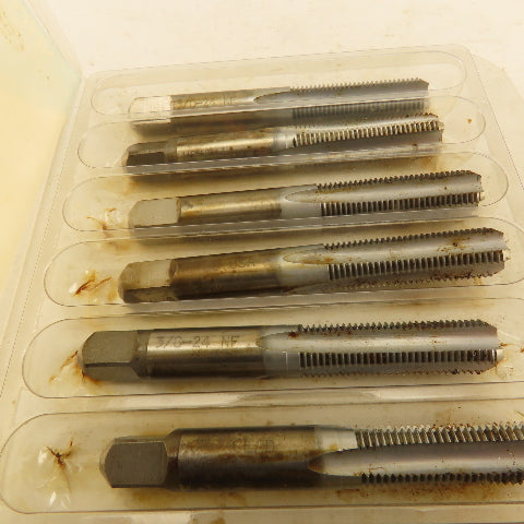 Netco 3/8"-24 NF HS GH4 Bottom Tap Cromclad 4 Flute Lot Of 6