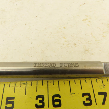 Thread Forms Inc. 3/8"-24 NF HS +.005G Extra Length Plug Tap 4 Flute 6" Long