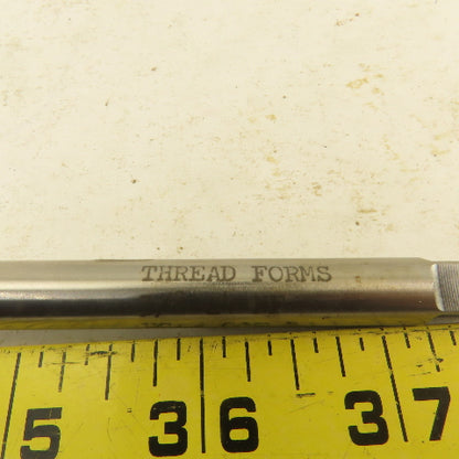 Thread Forms Inc. 3/8"-24 NF HS +.005G Extra Length Plug Tap 4 Flute 6" Long